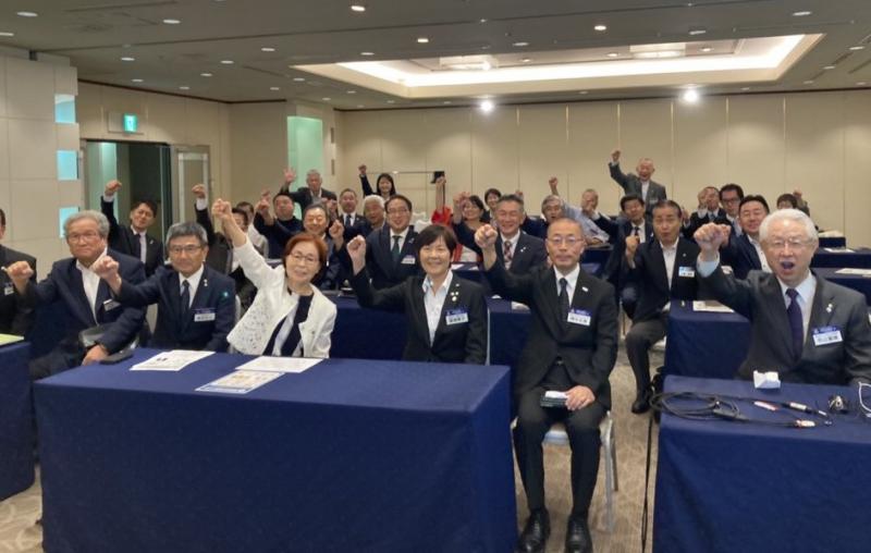 渡辺泰子 郡山市倫理法人会会長 登壇!!