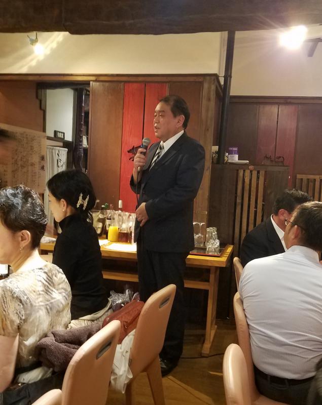千葉会長 感謝の集い