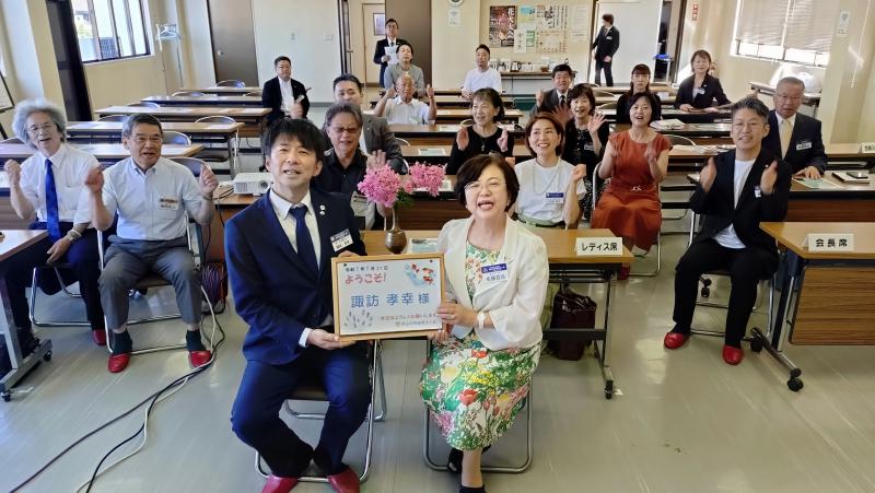 会津中央倫理法人会 会長  諏訪  孝幸  氏 