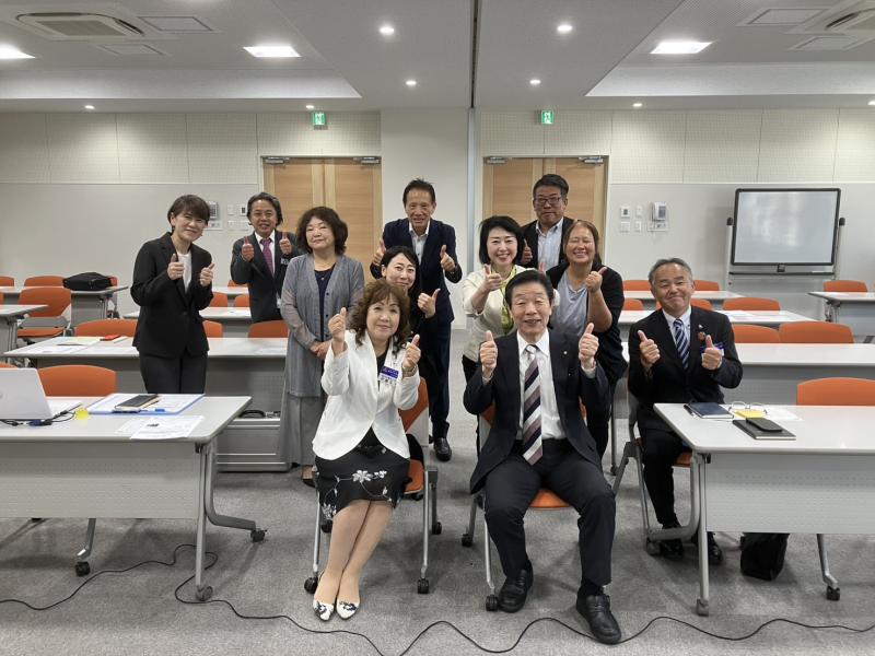 講師　藤﨑　正剛氏　モーニングセミナー集合写真